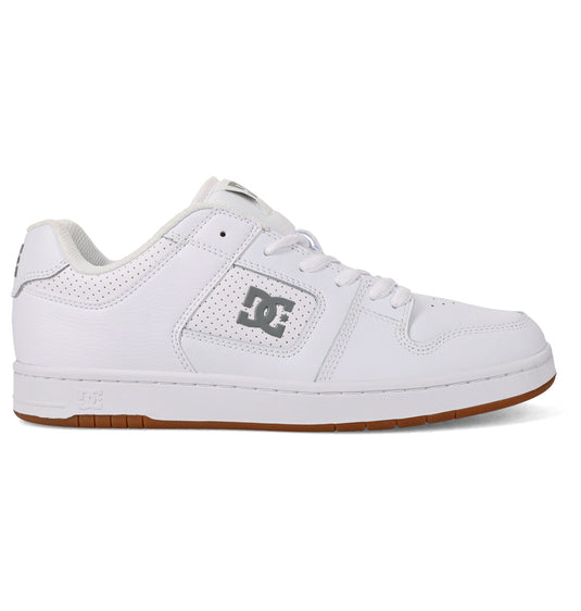 DC Men's Manteca 4 Leather Shoes White/Battleship/White ADYS100765-HBW