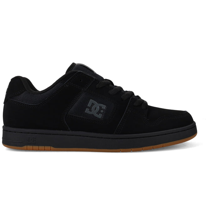 DC Men's Manteca 4 Leather Shoes Black/Black/Gum ADYS100765-KKG