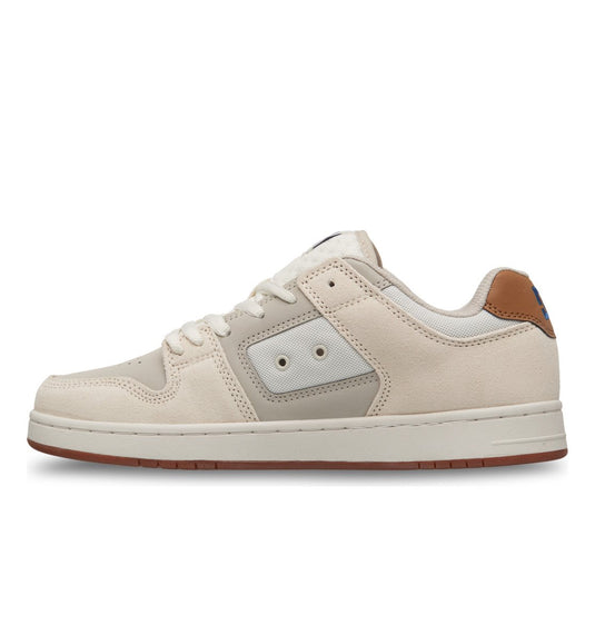 DC Unisex Manteca 4 Leather Shoes Tan/Blue/Gum ADYS100765-TGM