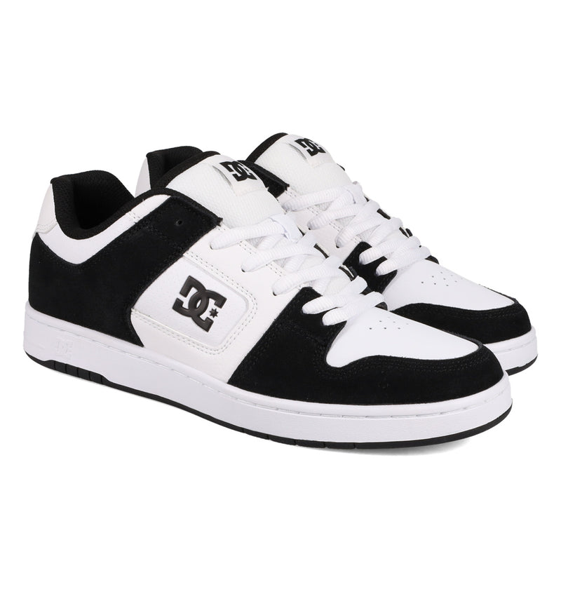 Load image into Gallery viewer, DC Womens&#39; Manteca 4 Leather Shoes White/Black ADYS100765-WBK
