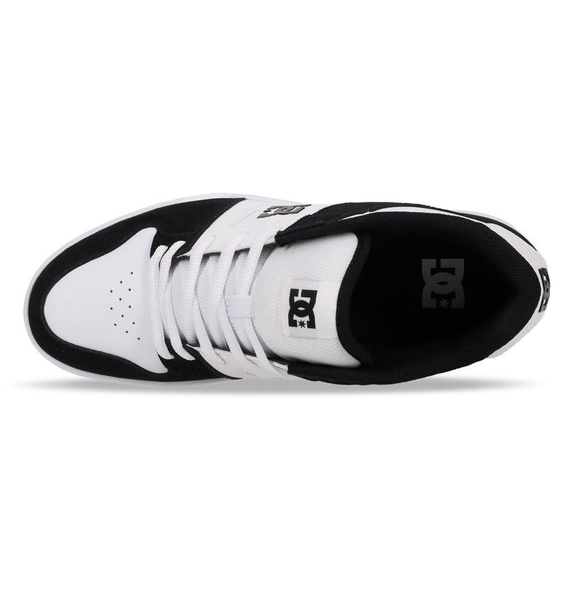 Load image into Gallery viewer, DC Unisex Manteca 4 Leather Shoes White/Black ADYS100765-WBK

