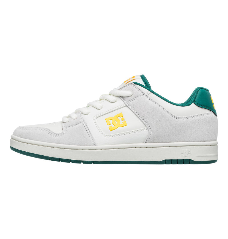 Load image into Gallery viewer, DC Men&#39;s Manteca 4 S Leather Shoes Off White/Dark Green ADYS100766-110
