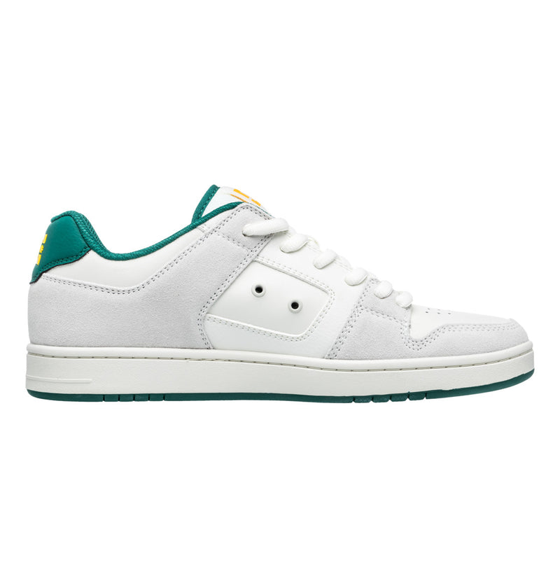 Load image into Gallery viewer, DC Men&#39;s Manteca 4 S Leather Shoes Off White/Dark Green ADYS100766-110
