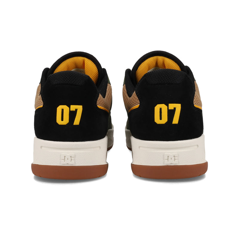 Load image into Gallery viewer, DC Mens&#39; Construct Leather Shoes Tan/Olive/Black ADYS100822-210
