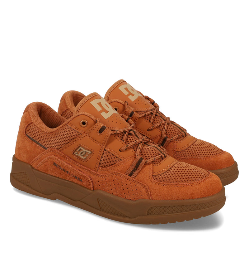Load image into Gallery viewer, DC Mens&#39; Construct Leather Shoes Wheat/Gum ADYS100822-211
