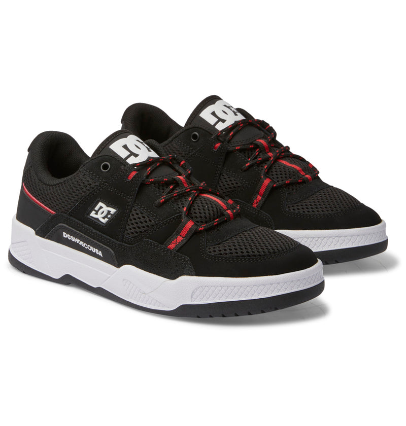Load image into Gallery viewer, DC Men&#39;s Construct Shoes Black/Hot Coral ADYS100822-KHO
