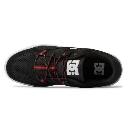 DC Men's Construct Shoes Black/Hot Coral ADYS100822-KHO