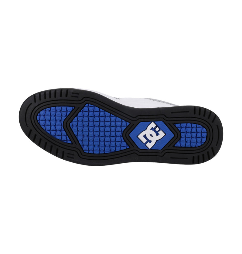 Load image into Gallery viewer, DC Men&#39;s Construct Leather Shoes White/Grey/Blue ADYS100822-XWSB
