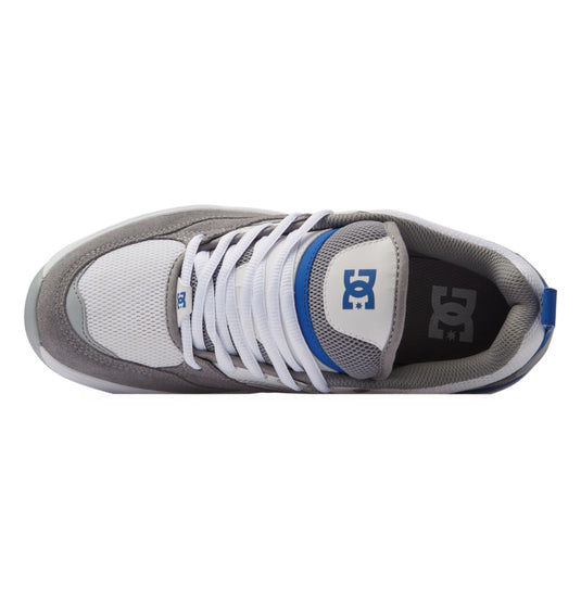 DC Men's Ascend Lace up Shoes White/Grey/Blue ADYS100844-XWSB