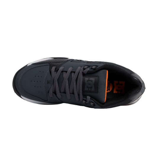 DC Men's Versatile Shoes Grey/Black/Orange ADYS200075-XSKN