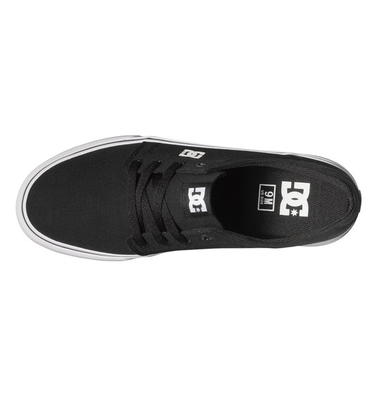 DC Men's Trase Tx Shoes Black/White ADYS300126-BKW