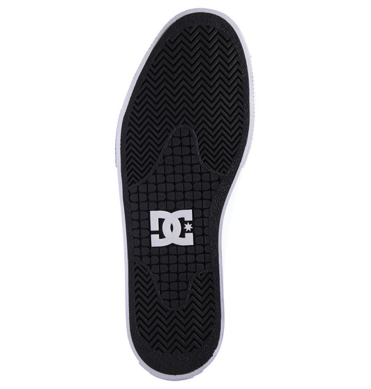 DC Men's Manual Leather Shoes Black/White ADYS300591-BKW