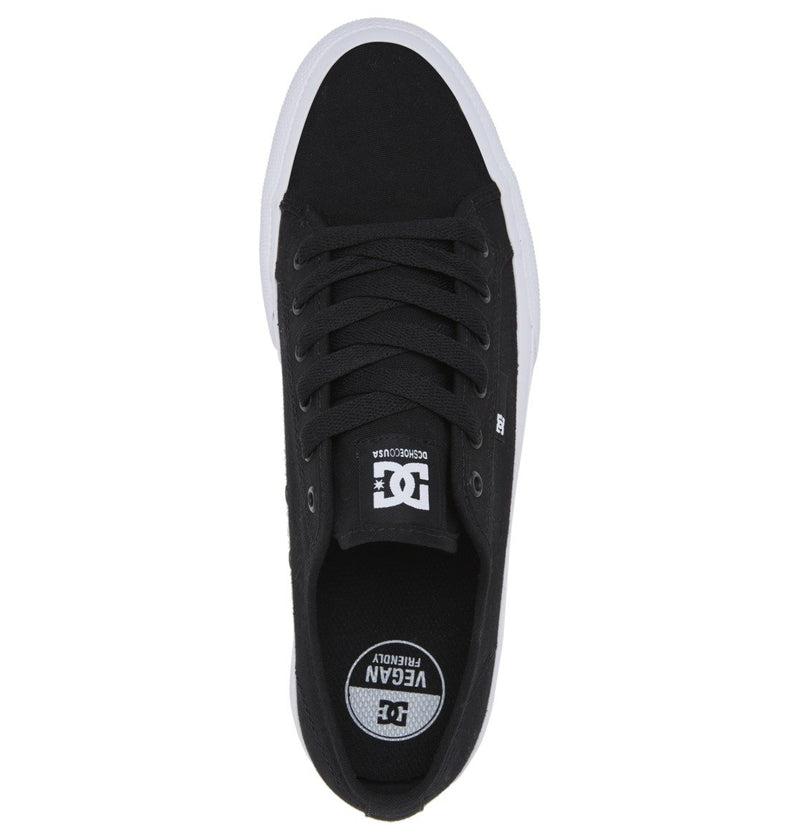 Load image into Gallery viewer, DC Men's Manual Leather Shoes Black/White ADYS300591-BKW
