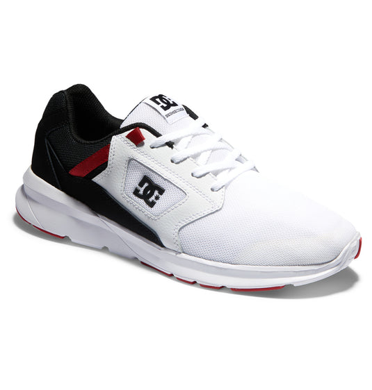 DC Skyline Lightweight Shoes White/Black/True Red ADYS400066-WTR