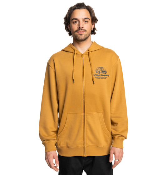 DC Men's Fix Up Zh Full Zip Hoodie Medal Bronze ADYSF03147_CMV0
