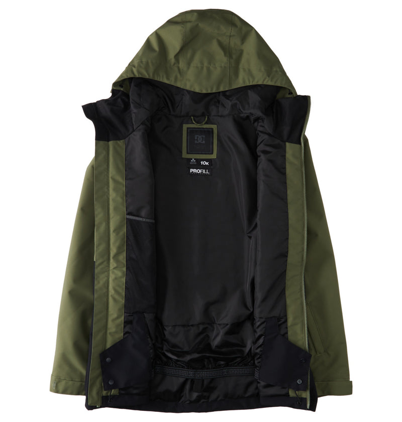 Load image into Gallery viewer, DC Basis Print Technical Snow Jacket Four Leaf Clover ADYTJ03065-GPH0
