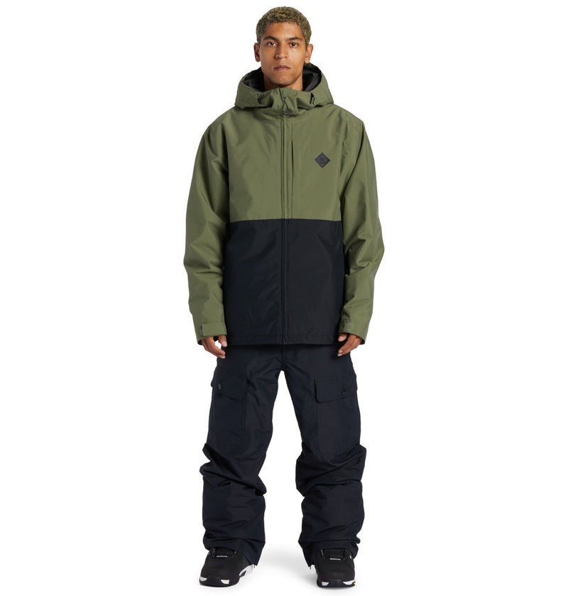 Load image into Gallery viewer, DC Basis Print Technical Snow Jacket Four Leaf Clover ADYTJ03065-GPH0
