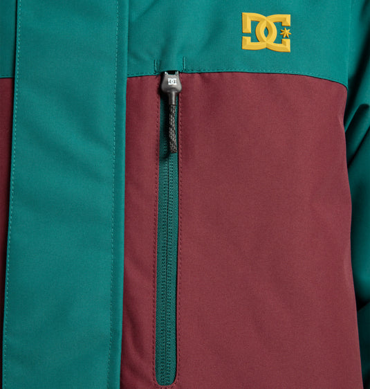 DC Men's Defiant - Technical Snow Jacket Windsor Wine ADYTJ03089-RSR0