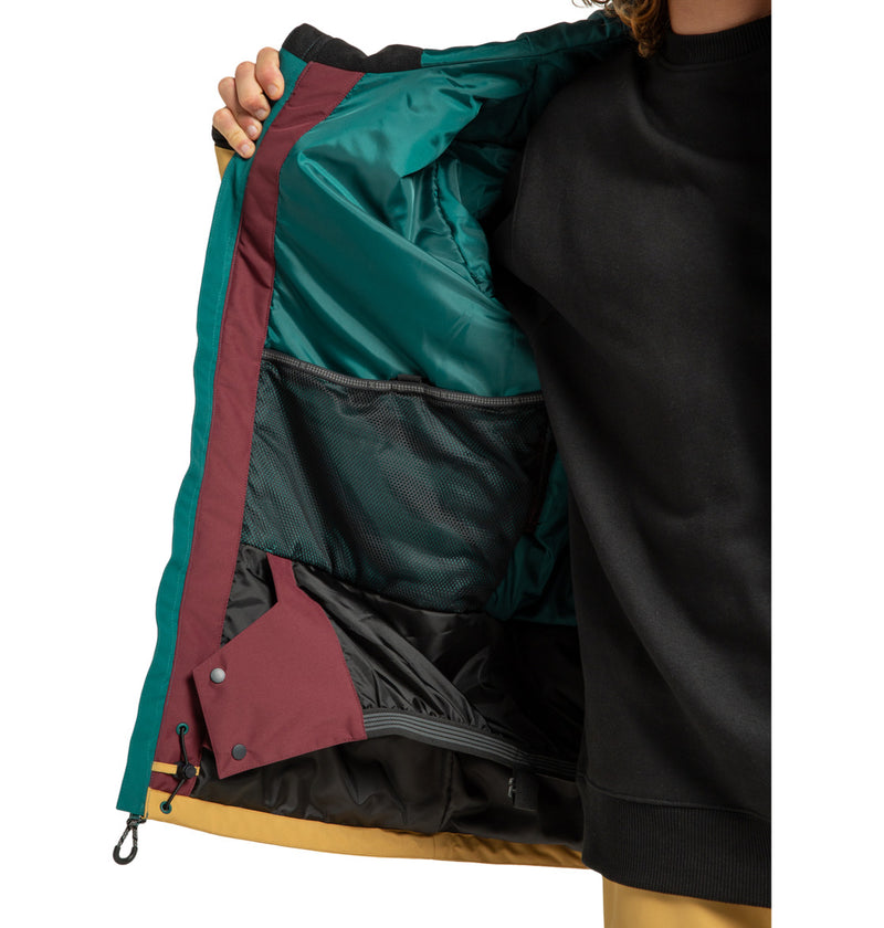 Load image into Gallery viewer, DC Men&#39;s Defiant - Technical Snow Jacket Windsor Wine ADYTJ03089-RSR0
