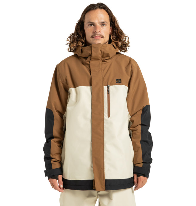 DC Men's Defiant - Technical Snow Jacket Oatmeal ADYTJ03089-TFL0