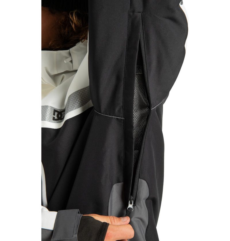 Load image into Gallery viewer, DC Men&#39;s Defiant - Technical Snow Jacket White/Black ADYTJ03089-XWWK
