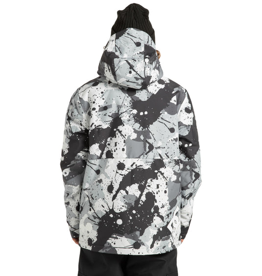 DC Men's Basis Print Snow Jacket Splat Camo ADYTJ03097-KZL4
