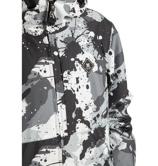 DC Men's Basis Print Snow Jacket Splat Camo ADYTJ03097-KZL4