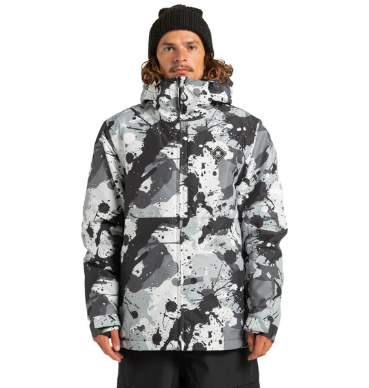 DC Men's Basis Print Snow Jacket Splat Camo ADYTJ03097-KZL4