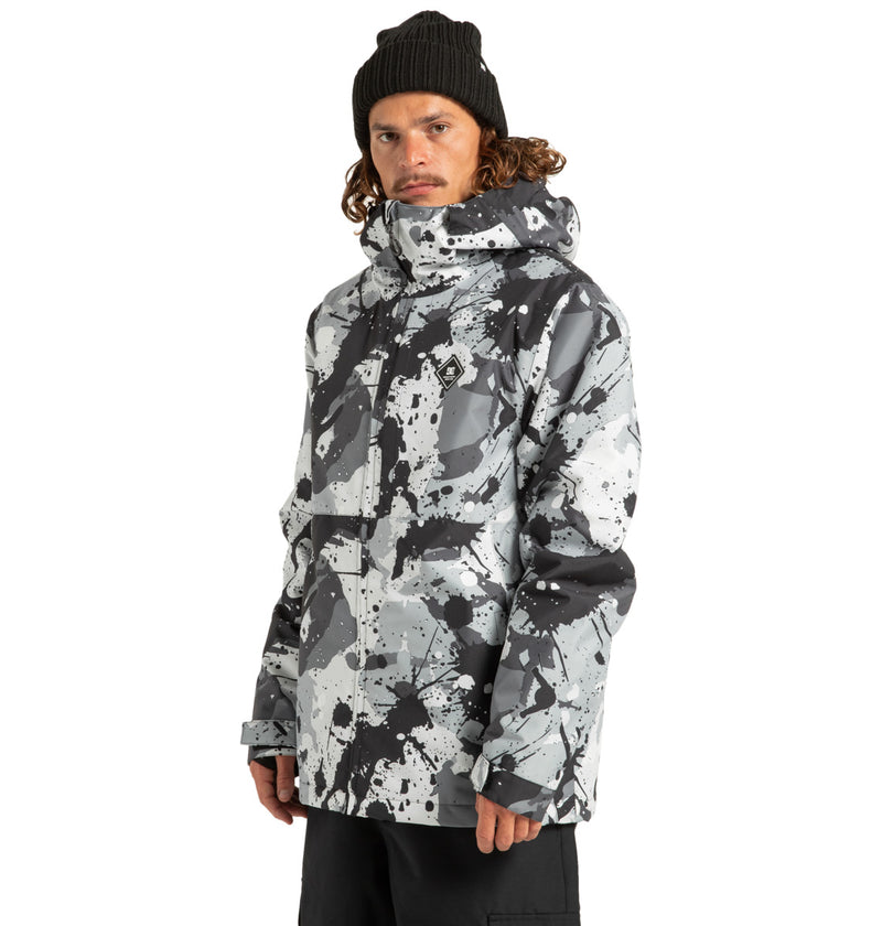 Load image into Gallery viewer, DC Men&#39;s Basis Print Snow Jacket Splat Camo ADYTJ03097-KZL4
