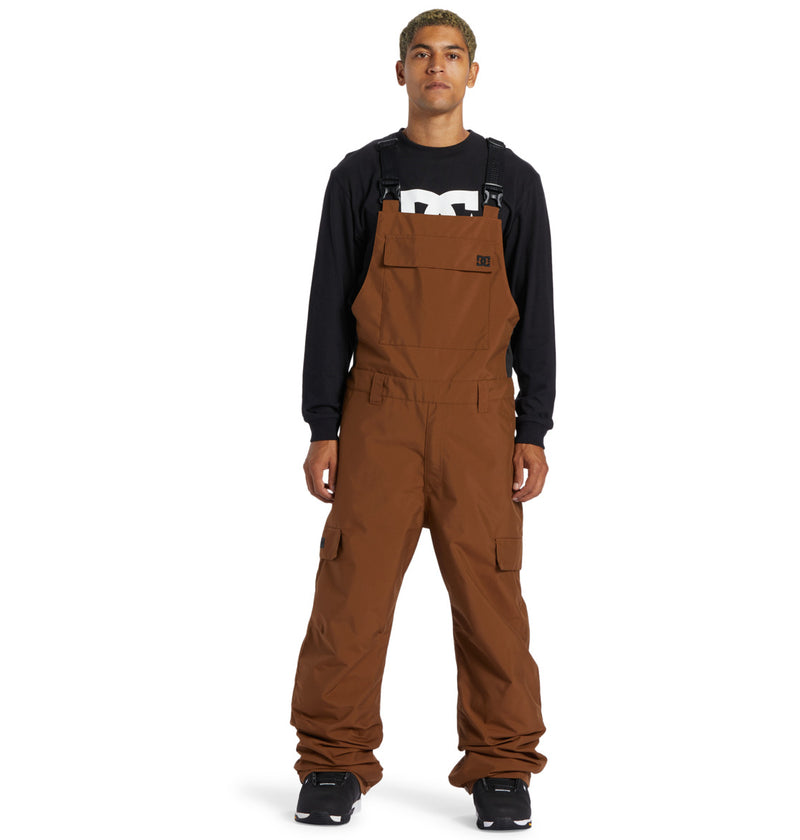 Load image into Gallery viewer, DC Docile Technical Snow Bib Pants Bison ADYTP03038-CQT0
