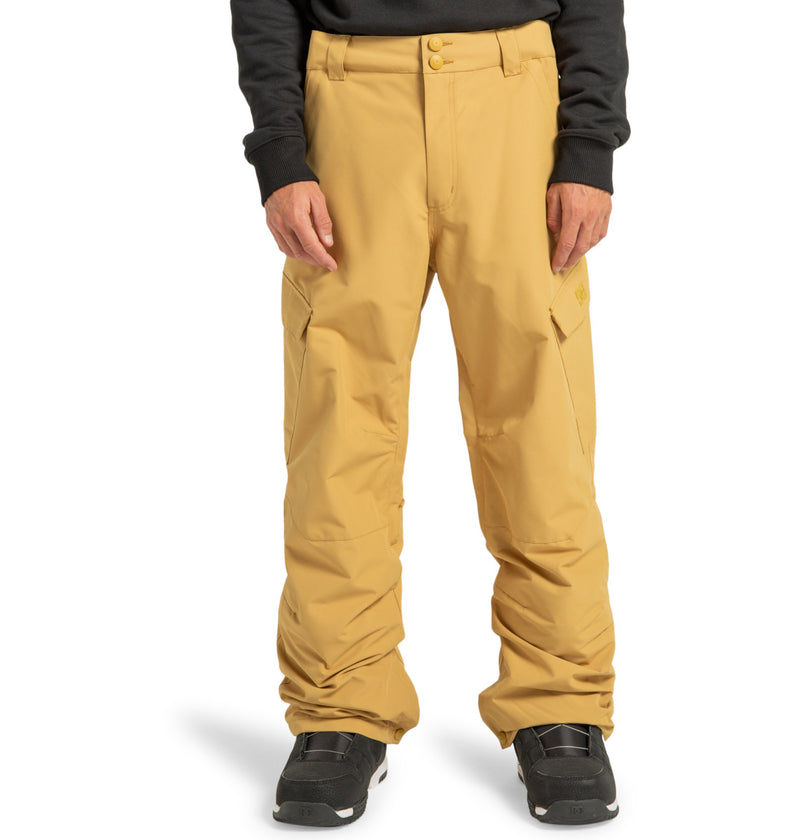 Load image into Gallery viewer, DC Men&#39;s Banshee Technical Snow Pants Mustard Gold ADYTP03042-YLM0
