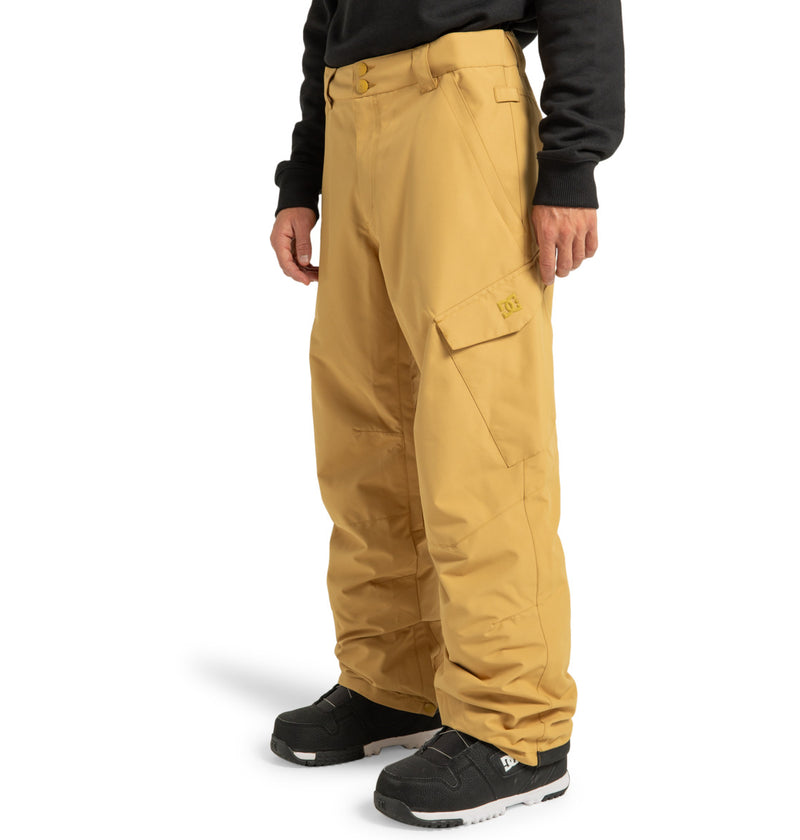 Load image into Gallery viewer, DC Men&#39;s Banshee Technical Snow Pants Mustard Gold ADYTP03042-YLM0
