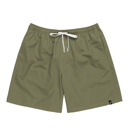 DC Men's Stryker 18''Elastic Waist Walkshorts Deep Lichen Green ADYWS03079-TPC0