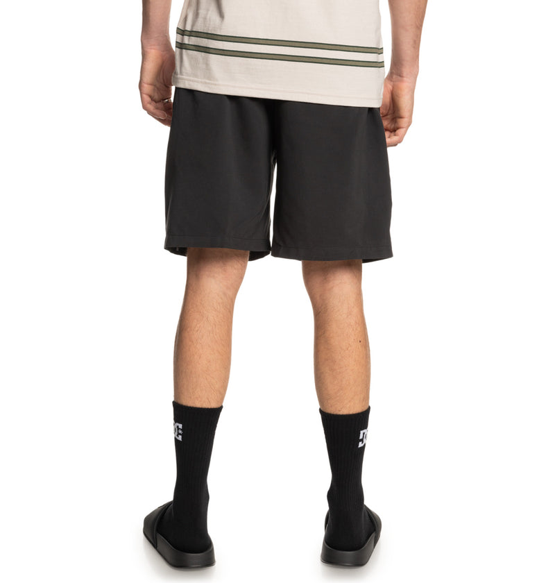Load image into Gallery viewer, DC Men&#39;s Stryker 18&#39;&#39;Elastic Waist Walkshorts Black ADYWS03079-KVJ0

