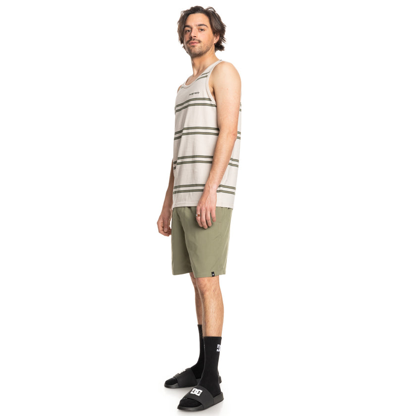 Load image into Gallery viewer, DC Men&#39;s Stryker 18&#39;&#39;Elastic Waist Walkshorts Deep Lichen Green ADYWS03079-TPC0
