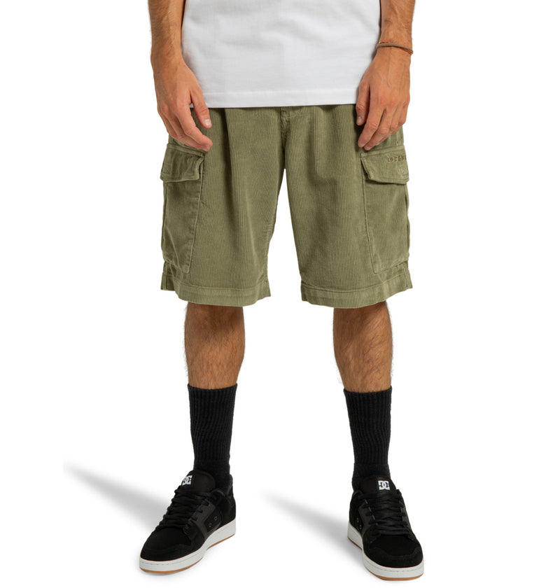 Load image into Gallery viewer, DC Men&#39;s Pipeline 22.5&quot; Cargo Walkshorts Deep Lichen Green ADYWS03081_TPC0
