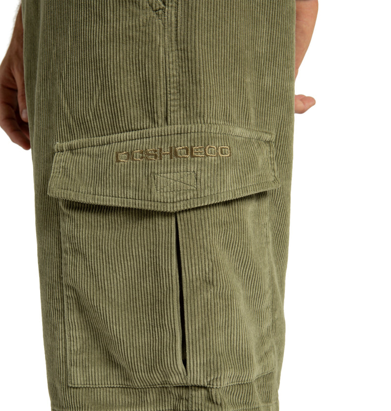 Load image into Gallery viewer, DC Men&#39;s Pipeline 22.5&quot; Cargo Walkshorts Deep Lichen Green ADYWS03081_TPC0
