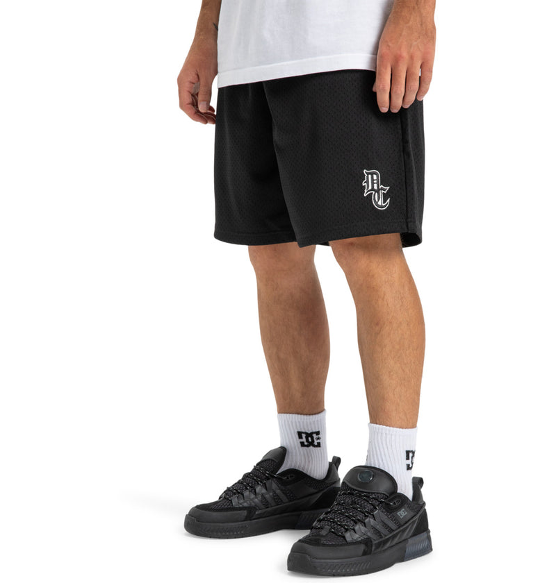 Load image into Gallery viewer, DC Men&#39;s No Hitter Elastic Waist Shorts Black ADYWS03082-KVJ0
