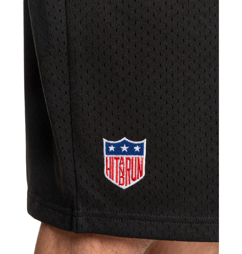 Load image into Gallery viewer, DC Men&#39;s No Hitter Elastic Waist Shorts Black ADYWS03082-KVJ0
