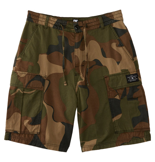 DC Men's Tundra Cargo Shorts Abstract Camo ADYWS03086-XCGK