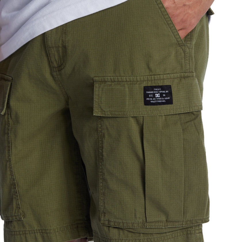 Load image into Gallery viewer, DC Men&#39;s Tundra Cargo Shorts Ivy Green ADYWS03086-CRB0

