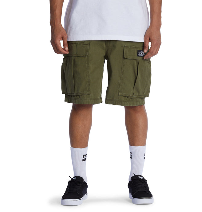 DC Men's Tundra Cargo Shorts Ivy Green ADYWS03086-CRB0