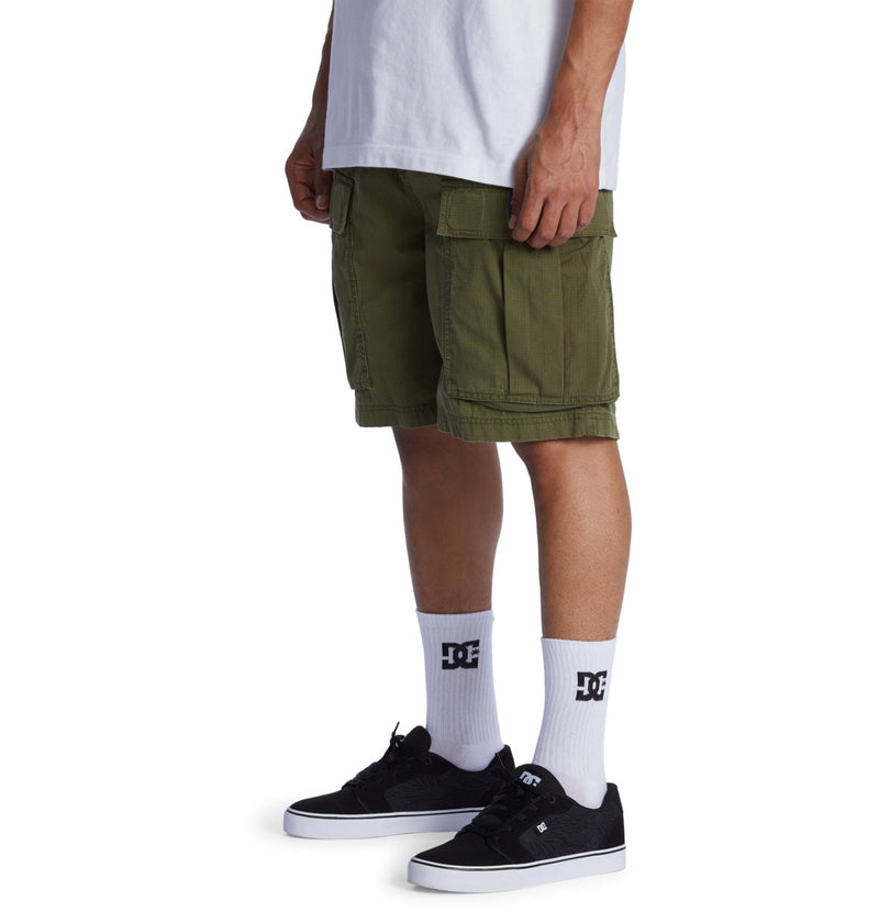 Load image into Gallery viewer, DC Men&#39;s Tundra Cargo Shorts Ivy Green ADYWS03086-CRB0

