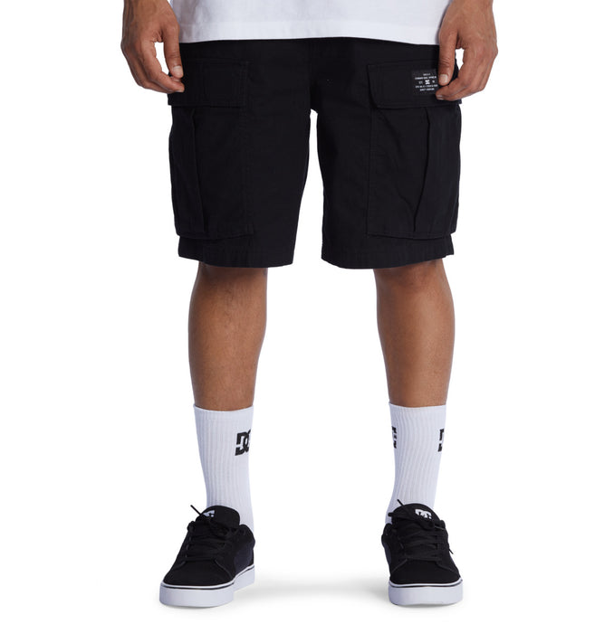 DC Men's Tundra Cargo Shorts Black ADYWS03086-KVJ0