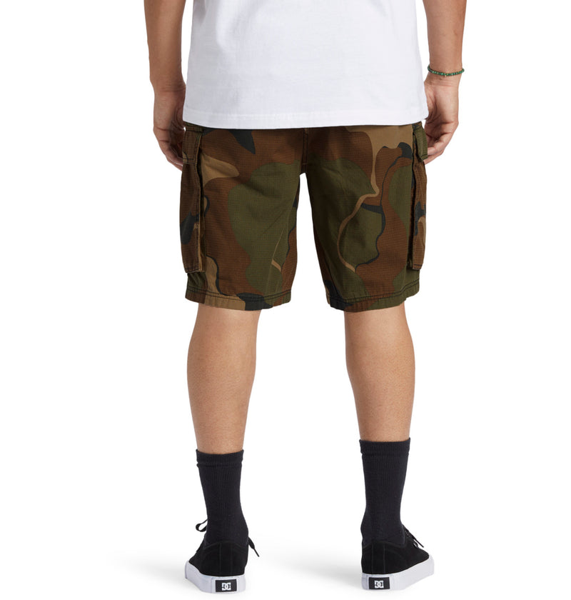 Load image into Gallery viewer, DC Men&#39;s Tundra Cargo Shorts Abstract Camo ADYWS03086-XCGK
