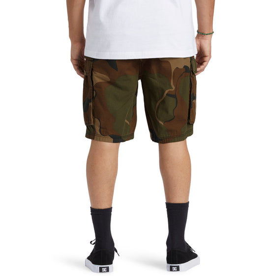DC Men's Tundra Cargo Shorts Abstract Camo ADYWS03086-XCGK