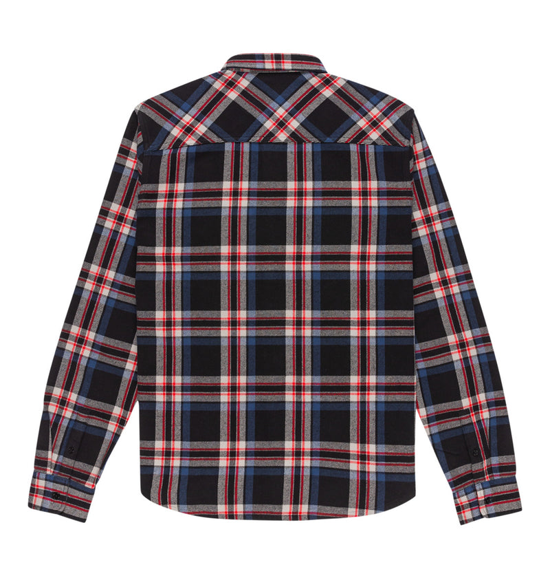 Load image into Gallery viewer, DC Men&#39;s Marshal Flannel Shirt Black ADYWT03116-KVJ0

