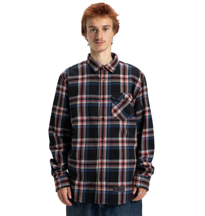 DC Men's Marshal Flannel Shirt Black ADYWT03116-KVJ0