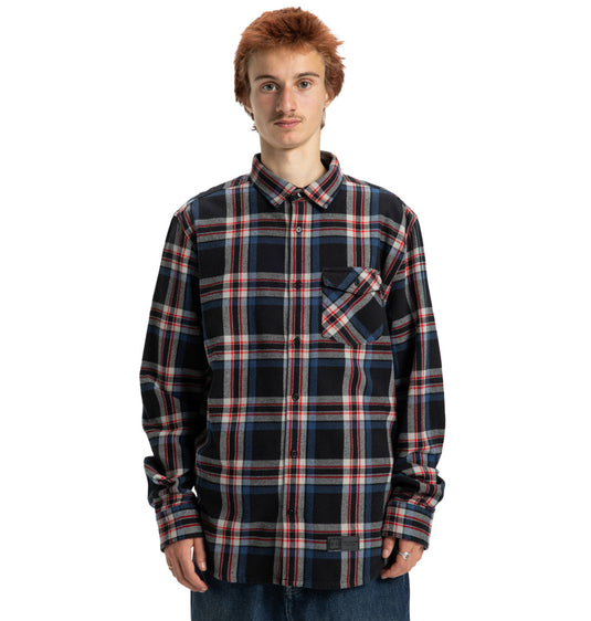 DC Men's Marshal Flannel Shirt Black ADYWT03116-KVJ0