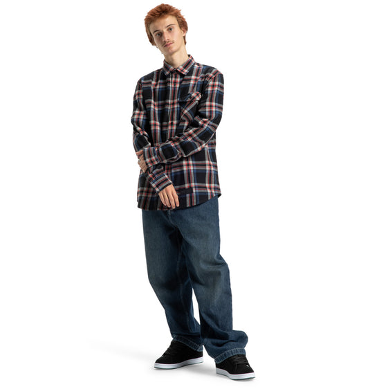 DC Men's Marshal Flannel Shirt Black ADYWT03116-KVJ0